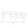 Spot Lampe Plafond Blanc Métal GU10 66 cm WIOMA