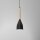 Suspension table à manger bois métal E27 Ø11cm noir