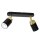 Spot Strahler Decke Schwarz Gold GU10 Metall EVIE