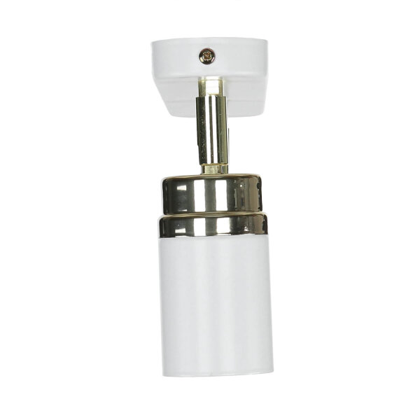 Spot Strahler Decke Weiß Gold 3x GU10 Metall EVIE