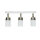 Spot Strahler Decke Weiß Gold 3x GU10 Metall EVIE