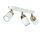 Spot Strahler Decke Weiß Gold 3x GU10 Metall EVIE