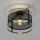 Elegante Deckenleuchte Modern rund 30 cm Schwarz Gold
