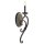 Applique CAMELOT 8 en zinc Lampe bois antique