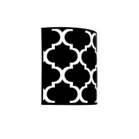 Applique murale Noir Blanc Rétro Motif Up Down H :...