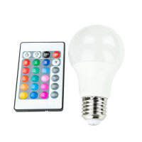 LED Leuchtmittel E27 Farbwechsel Dimmer Fernbedienung...