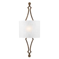 Wandlampe CARO in Blattgold Weiß B:29cm Leuchte