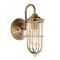 Wandlampe LANA in Messing Antik B:14cm Lampe