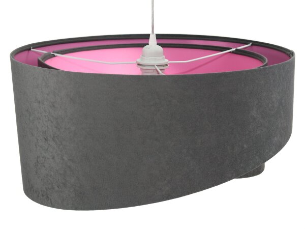 Tissu Suspension BRANDO Gris Rose Ø50cm