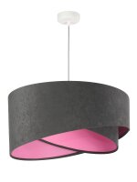 Tissu Suspension BRANDO Gris Rose Ø50cm