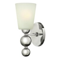 Applique murale ROMINA en nickel L:14cm Lampe vintage
