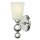 Applique murale ROMINA en nickel L:14cm Lampe vintage