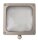 Applique murale ext&eacute;rieure en nickel carr&eacute; IP64 laiton v&eacute;ritable