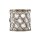 Lampe murale en cristal argent&eacute; bruni E14 Premium