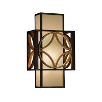 lampe murale vintage fer tissu carré...