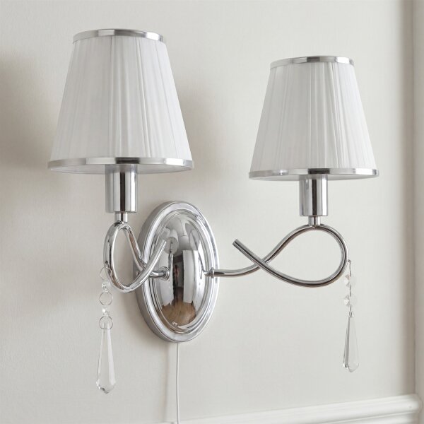 Applique murale double