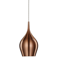 Lampe &agrave; suspendre vintage marron