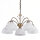 Intemporel Plafonnier 5-flmg. couleur laiton