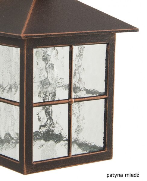 Luminaire de chemin rustique noir 180-280cm IP43 E27