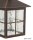 Luminaire de chemin rustique noir 180-280cm IP43 E27