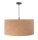Suspension ronde Ø 50 cm Moderne Liège Naturel Noir E27