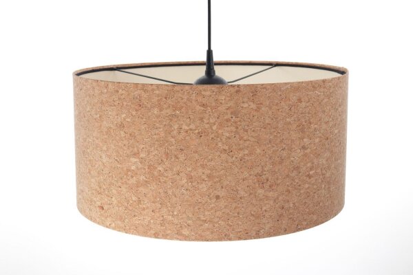 Hängeleuchte Kork Ø 60 cm E27 Modern Boho Esstisch