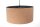 Hängelampe E27 Ø 50 cm Natur Schwarz Kork Modern