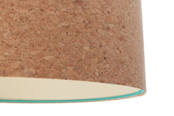 Hängelampe rund Ø 40 cm Kork Modern E27 Boho Style