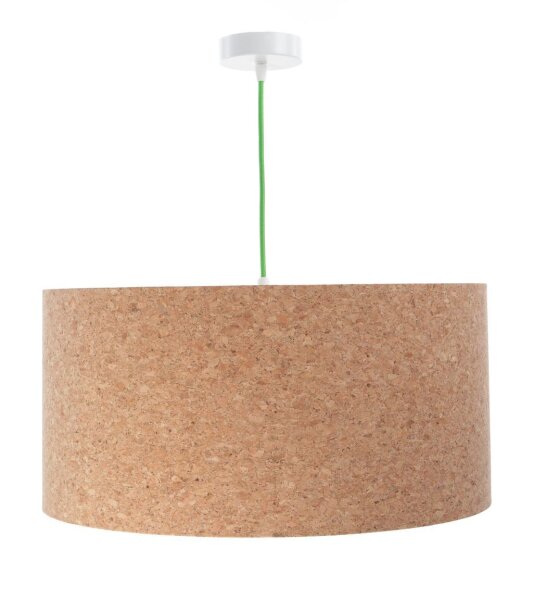 Pendelleuchte E27 rund Ø 40 cm Kork Modern Boho