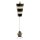 Stehlampe EMIR Schwarz Taupe H:112cm Bodenlampe