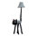 Lampadaire Noir Blanc Chat Enfants Adultes 126 cm
