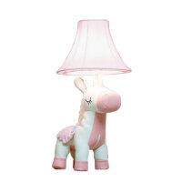 Lampe de table Licorne Rose 51 cm Chambre denfant