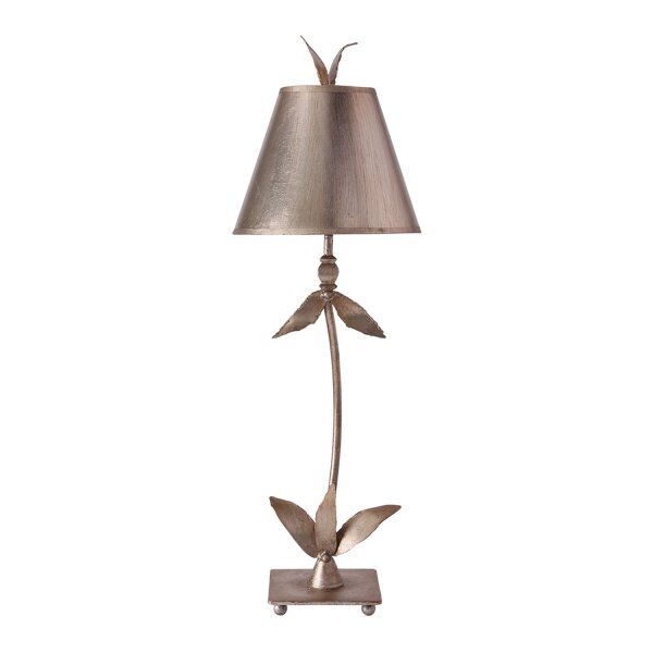 Lampadaire ELIF en feuille dargent H:76cm Lampe de sol