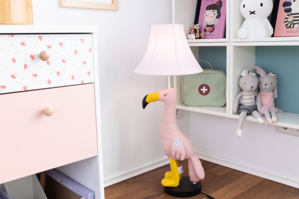 Lampe de table Rose Flamingo 77,5 cm Salon Enfants