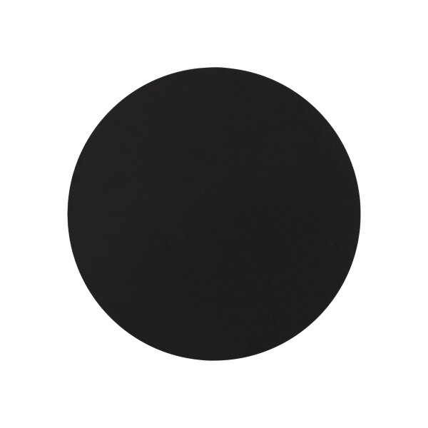 LED Wandleuchte Schwarz Metall flach 3000K 640lm