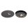LED Wandleuchte Schwarz Metall flach 3000K 640lm