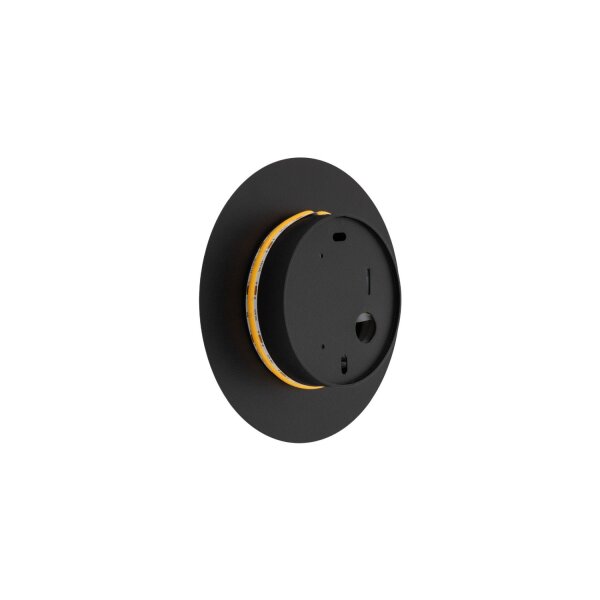 Applique LED ronde Ø20cm plat métal lumière indirecte