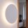 LED Wandleuchte Metall flach rund Ø15cm Weiß