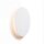LED Wandleuchte Metall flach rund Ø15cm Weiß