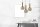 Suspension laiton noir Ø 25 cm sphère verre métal