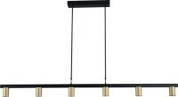 Hängelampe Gold Schwarz 160 cm breit Metall Esstisch