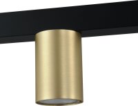Grande lampe à suspendre 180 cm or noir 7 flammes...