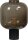 Lampe de table noir verre fumé métal hauteur 41 cm E27