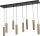 Pendelleuchte Messing antik Schwarz verstellbar GU10
