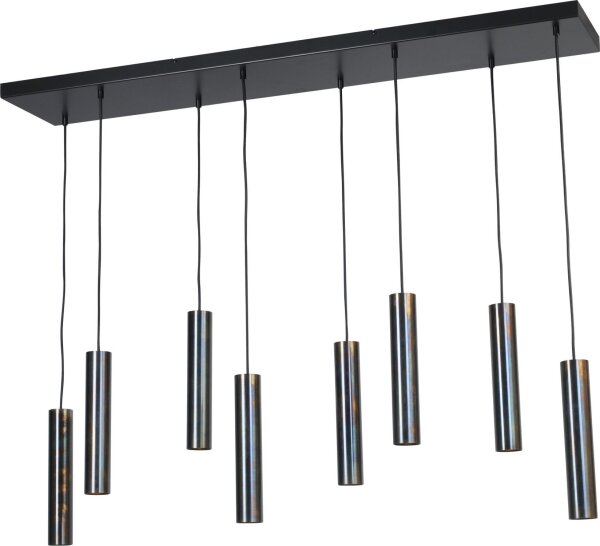 Hängelampe Schwarz verstellbar GU10 Metall ERION