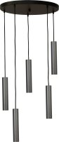 Lampe &agrave; suspendre m&eacute;tal 5 flammes...