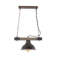 Lampe vintage suspendue HAKON Cuivre Antique Made in EU