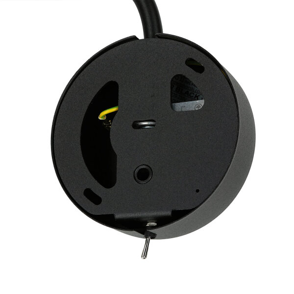 Wandlampe mit Schalter Schwarz Gold VIPER flexibel