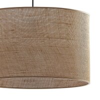 Lampe à suspendre Tissu Abat-jour Jute Ø 50...