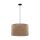 Hängelampe Stoff Schirm Jute Ø 50 cm E27 Boho Style